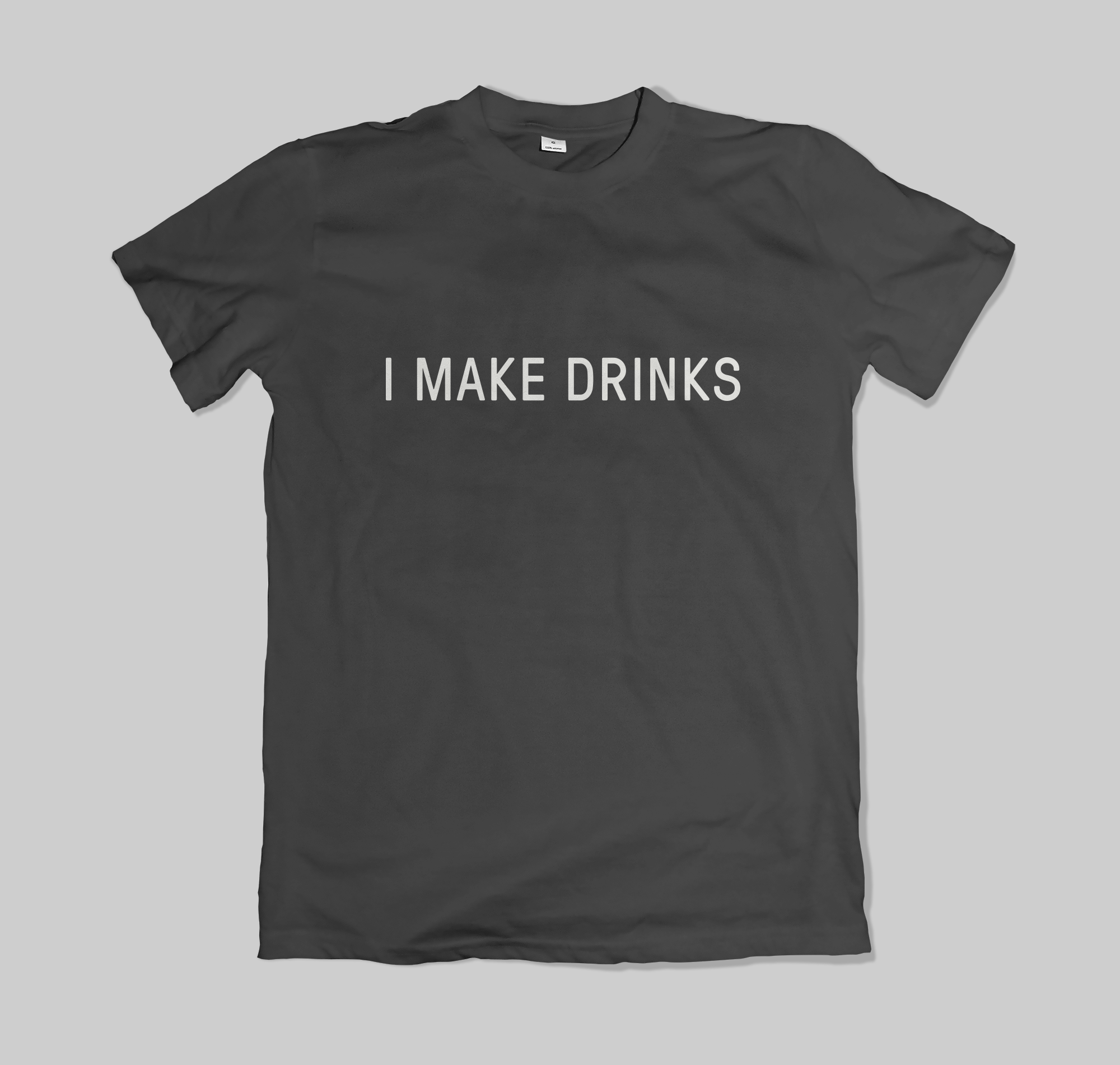 Bartender t-shirt, Land of the Free brand design, Talia Cotton