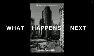 Animated thumbnail for Flatiron District Annual Report (2021) by Talia Cotton